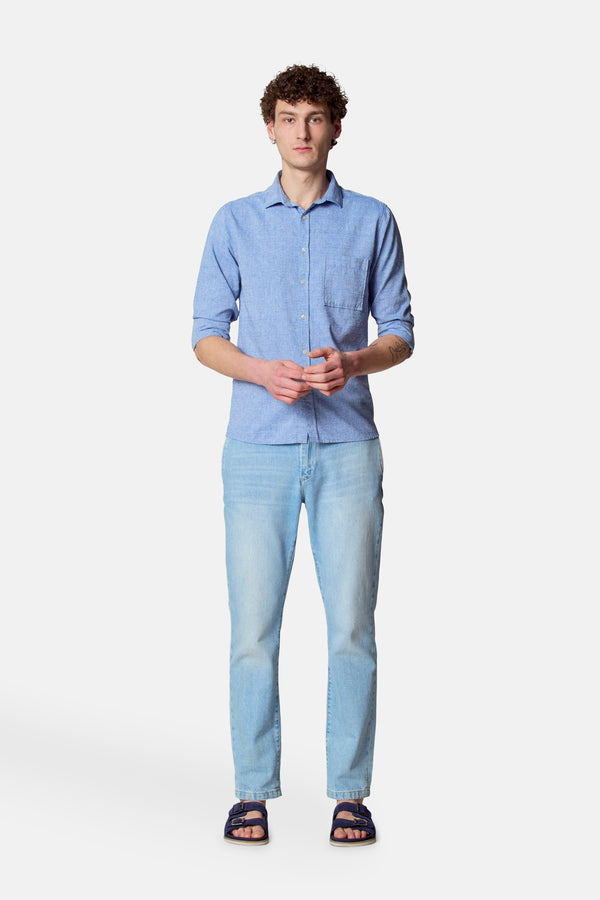 Chemise (manches longues) Bleu - Le Fabuleux Marcel de Bruxelles