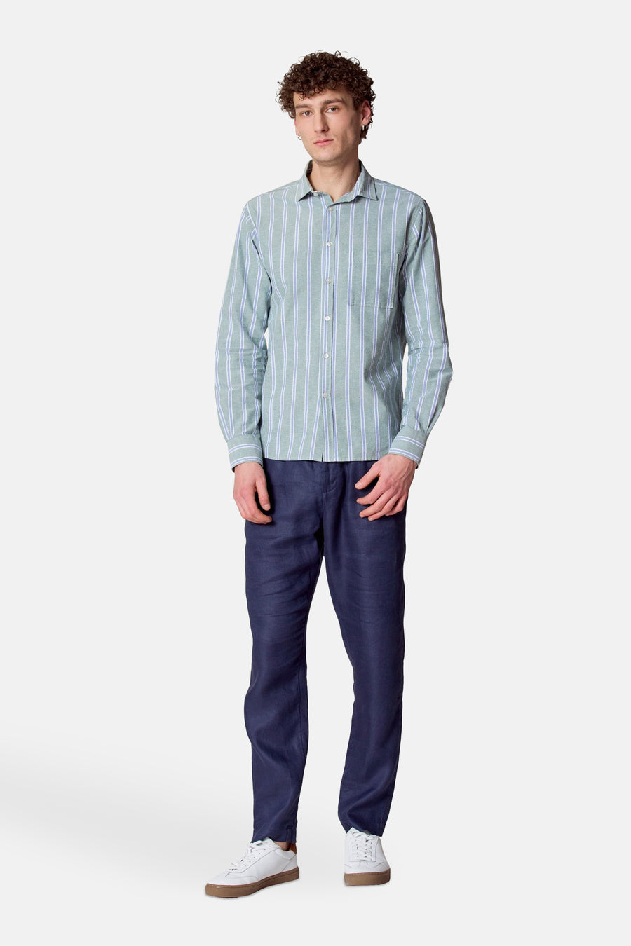 Chemise à manches longues - vert - Le Fabuleux Marcel de Bruxelles