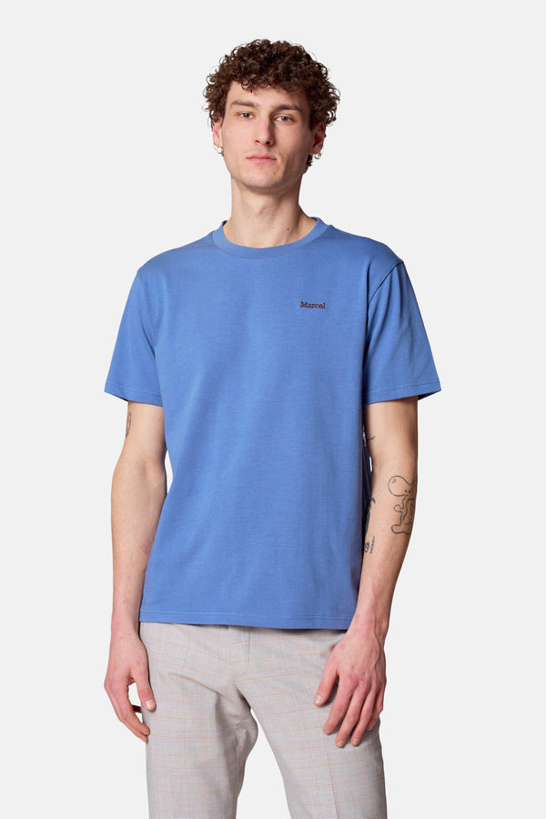 T-shirt (manches courtes) Bleu - Le Fabuleux Marcel de Bruxelles