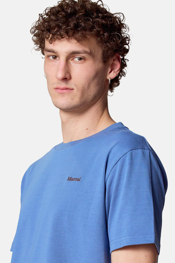 T-shirt (manches courtes) Bleu - Le Fabuleux Marcel de Bruxelles