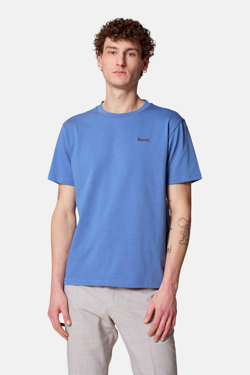 T-shirt (manches courtes) Bleu - Le Fabuleux Marcel de Bruxelles