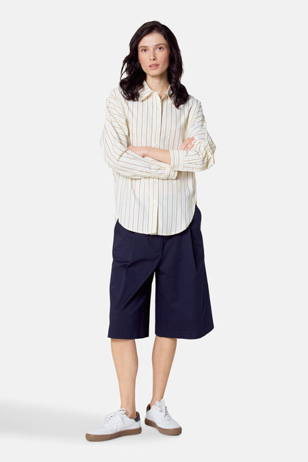 Chemise à manches longues - Beige