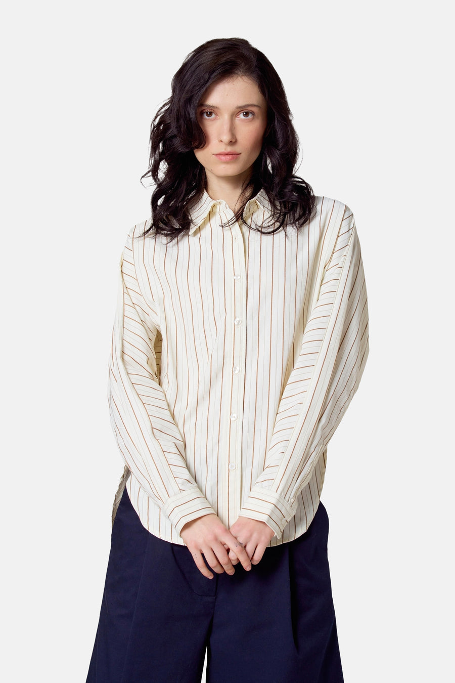 Chemise à manches longues - Beige - Le Fabuleux Marcel de Bruxelles - 1