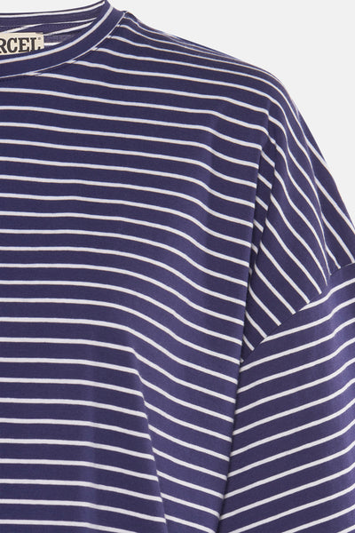 Top uni manche courte Bleu - Le Fabuleux Marcel de Bruxelles