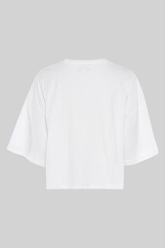 T-shirt bleu clair à manches courtes de Le Fabuleux Marcel de Bruxelles, dos visible.