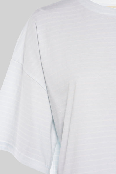 Top uni manche courte Bleu - Le Fabuleux Marcel de Bruxelles