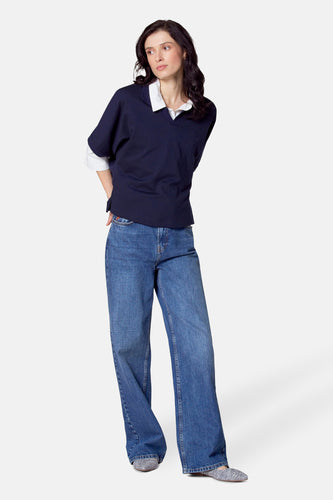 Polo à manches courtes - bleu - Le Fabuleux Marcel de Bruxelles