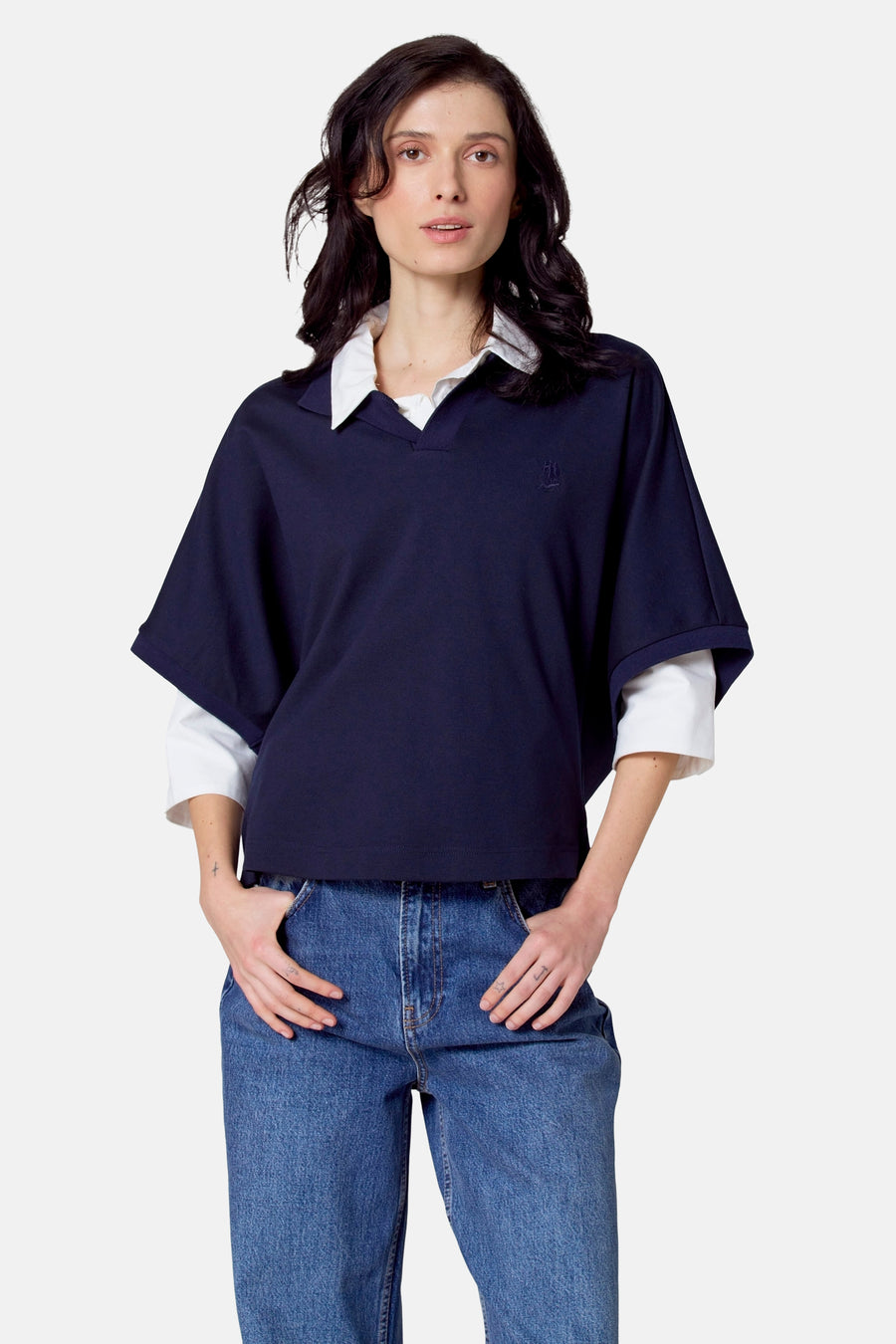 Polo à manches courtes - bleu - Le Fabuleux Marcel de Bruxelles