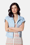Veste en jean - Jean blue clair