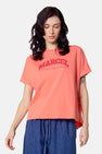 Top uni manche courte Orange - Le Fabuleux Marcel de Bruxelles