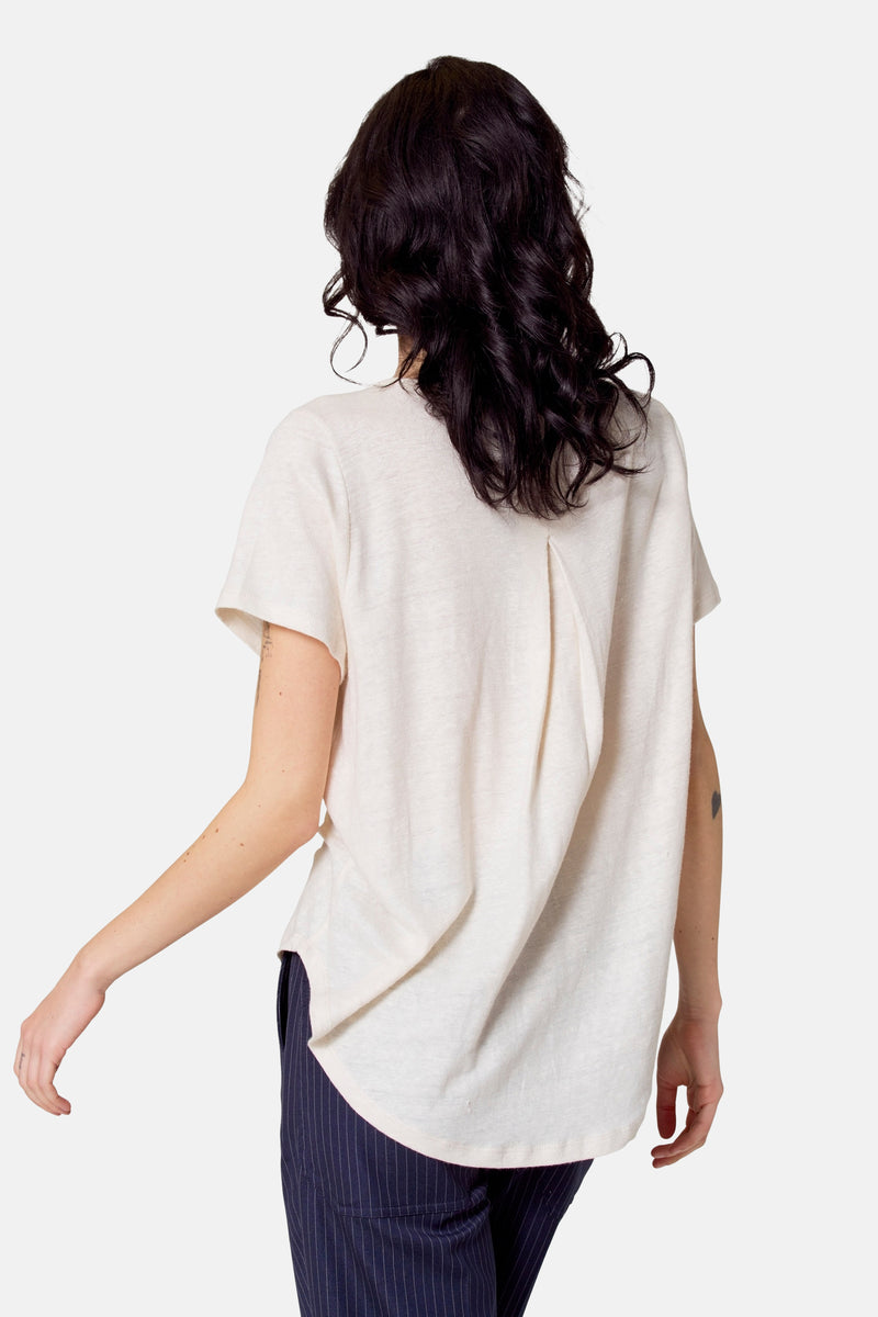 Top uni manche courte Beige - Le Fabuleux Marcel de Bruxelles