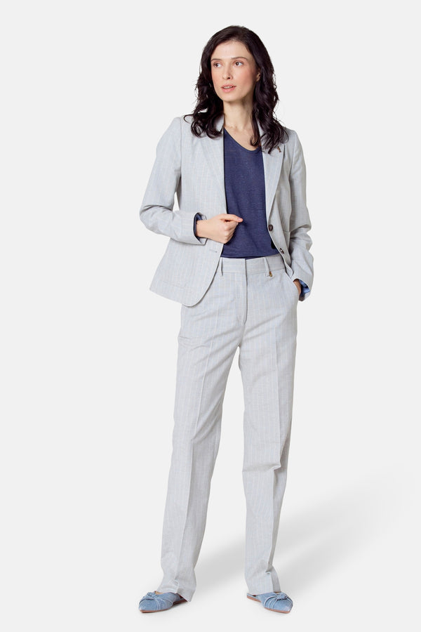 Top uni manche courte Bleu - Le Fabuleux Marcel de Bruxelles