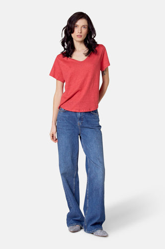 T-shirt à manches courtes - rouge