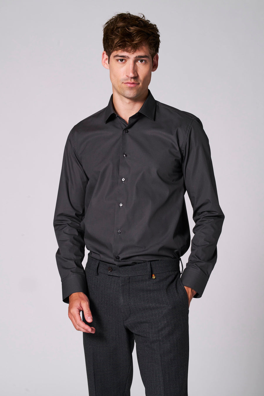 Chemise à manches longues - brun - Le Fabuleux Marcel de Bruxelles