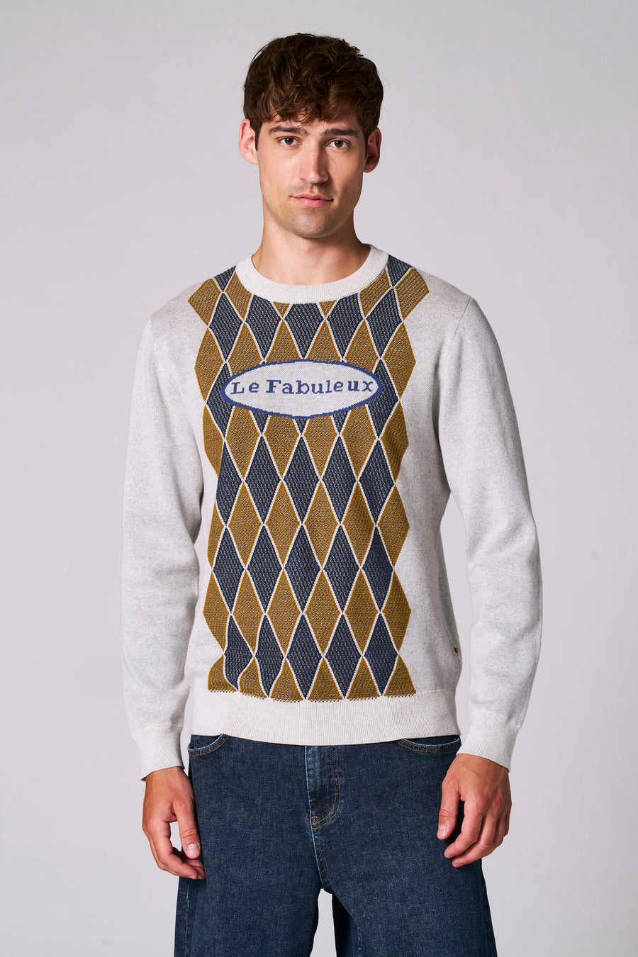 Pull à col rond - écru - Le Fabuleux Marcel de Bruxelles - 1