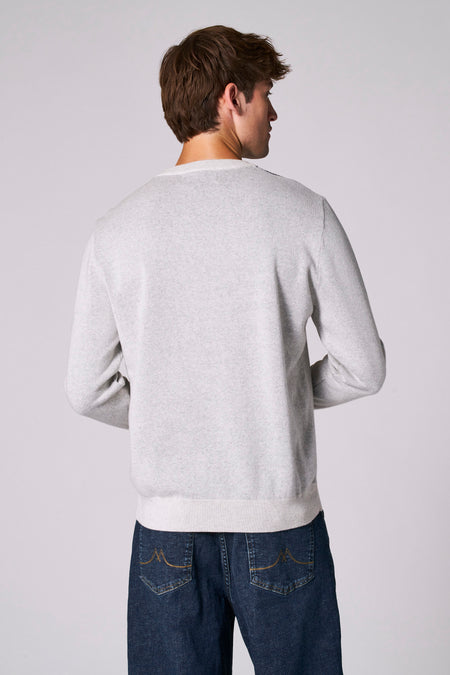 Pull col O Écru - Le Fabuleux Marcel de Bruxelles