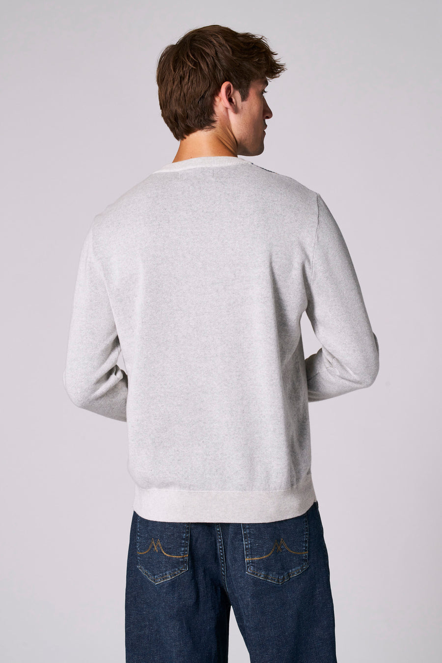 Pull à col rond - écru - Le Fabuleux Marcel de Bruxelles - 3