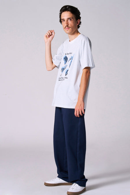T-shirt (manches courtes) Bleu - Le Fabuleux Marcel de Bruxelles
