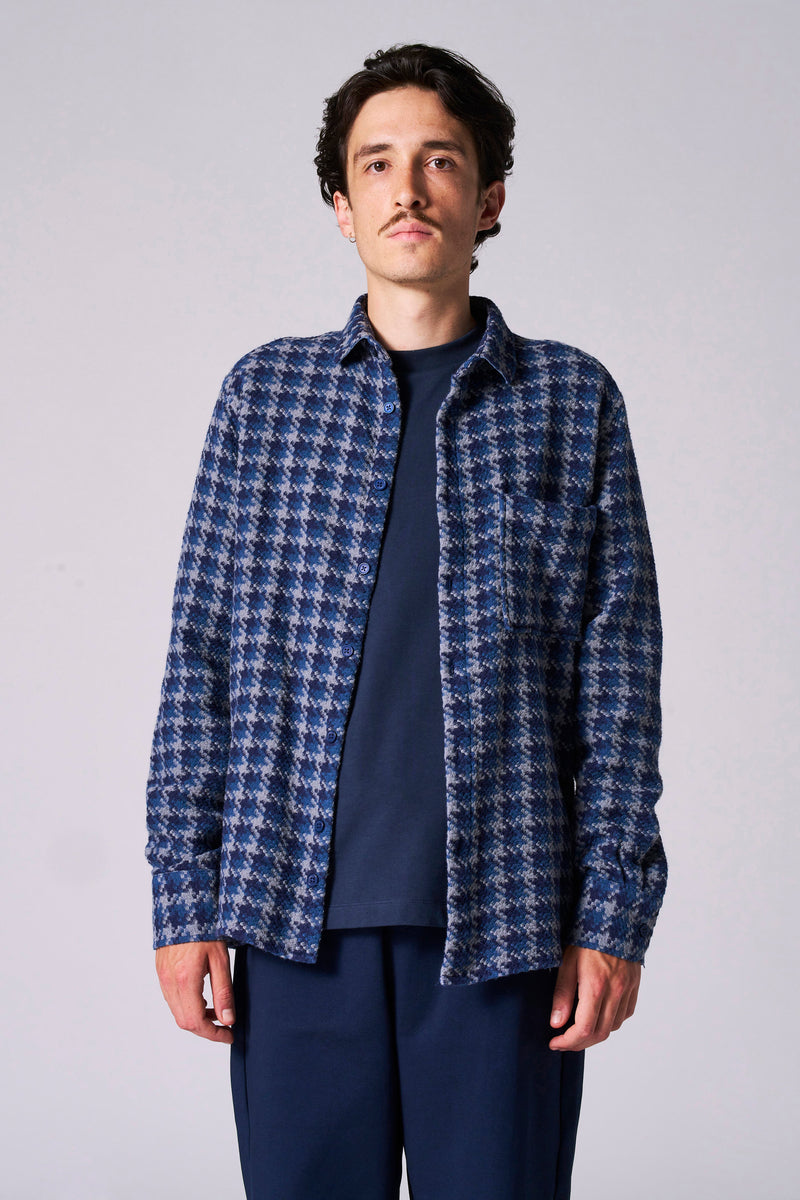 Chemise à manches longues - bleu