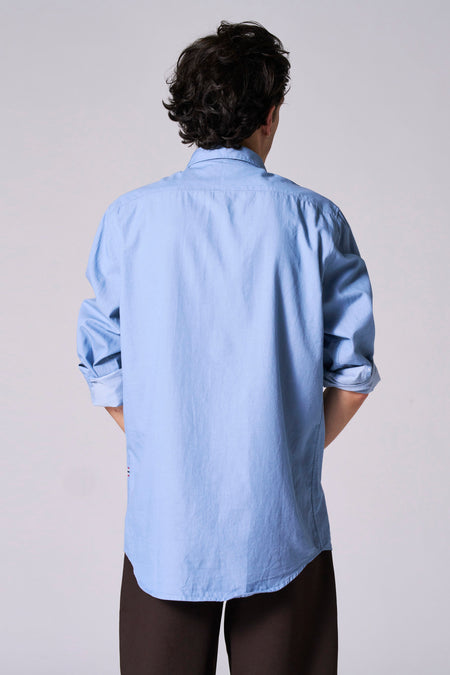 Chemise (manches longues) Bleu - Le Fabuleux Marcel de Bruxelles