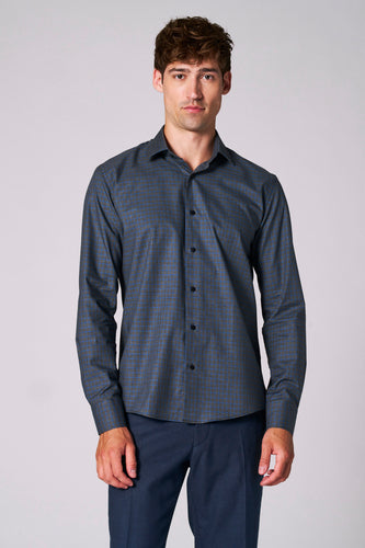 Chemise à manches longues - bleu