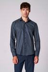 Chemise (manches longues) Bleu - Le Fabuleux Marcel de Bruxelles