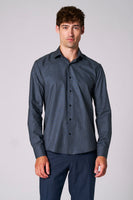 Chemise (manches longues) Bleu - Le Fabuleux Marcel de Bruxelles