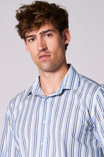 Chemise à manches longues - Bleu - Le Fabuleux Marcel de Bruxelles