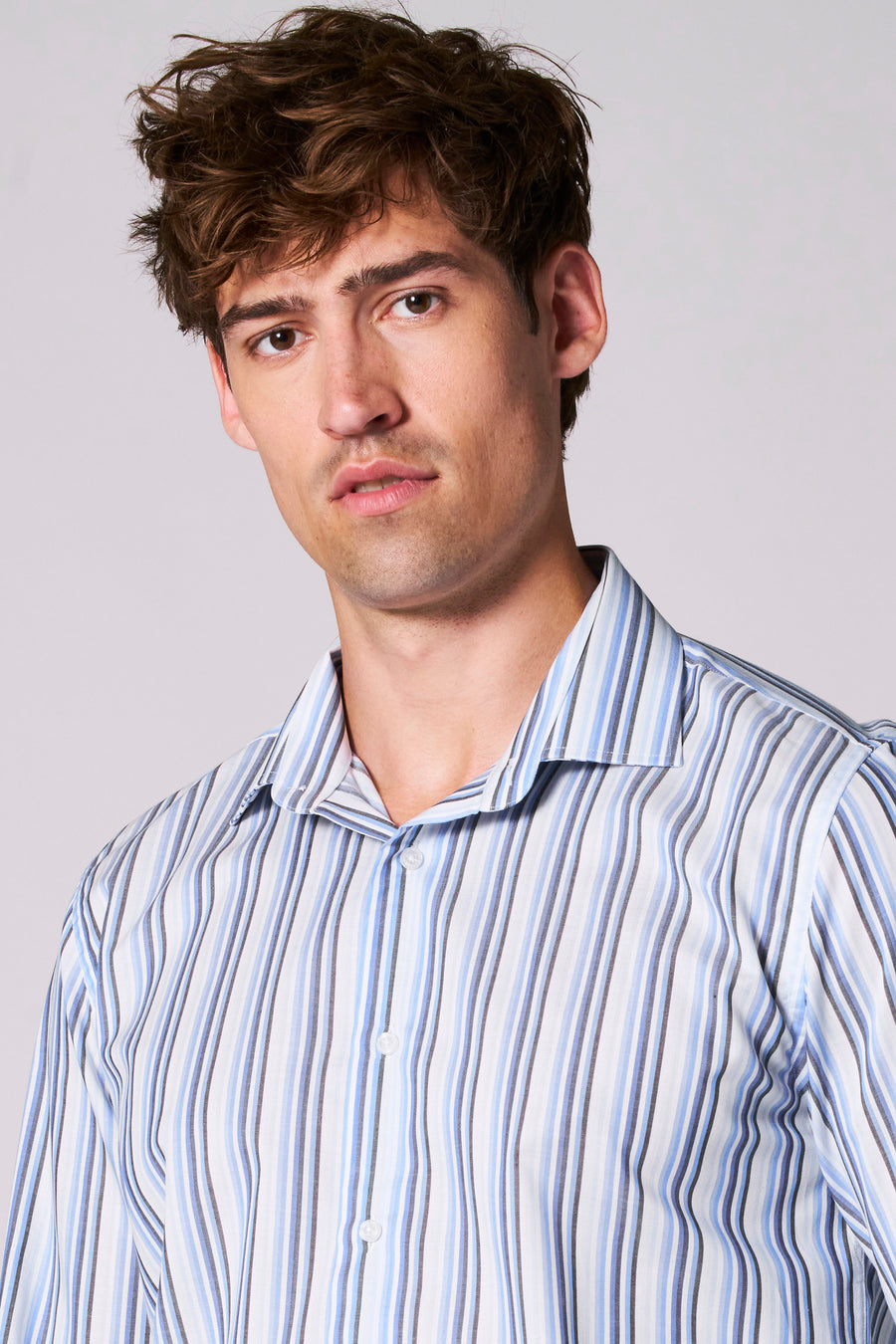 Chemise à manches longues - Bleu - Le Fabuleux Marcel de Bruxelles