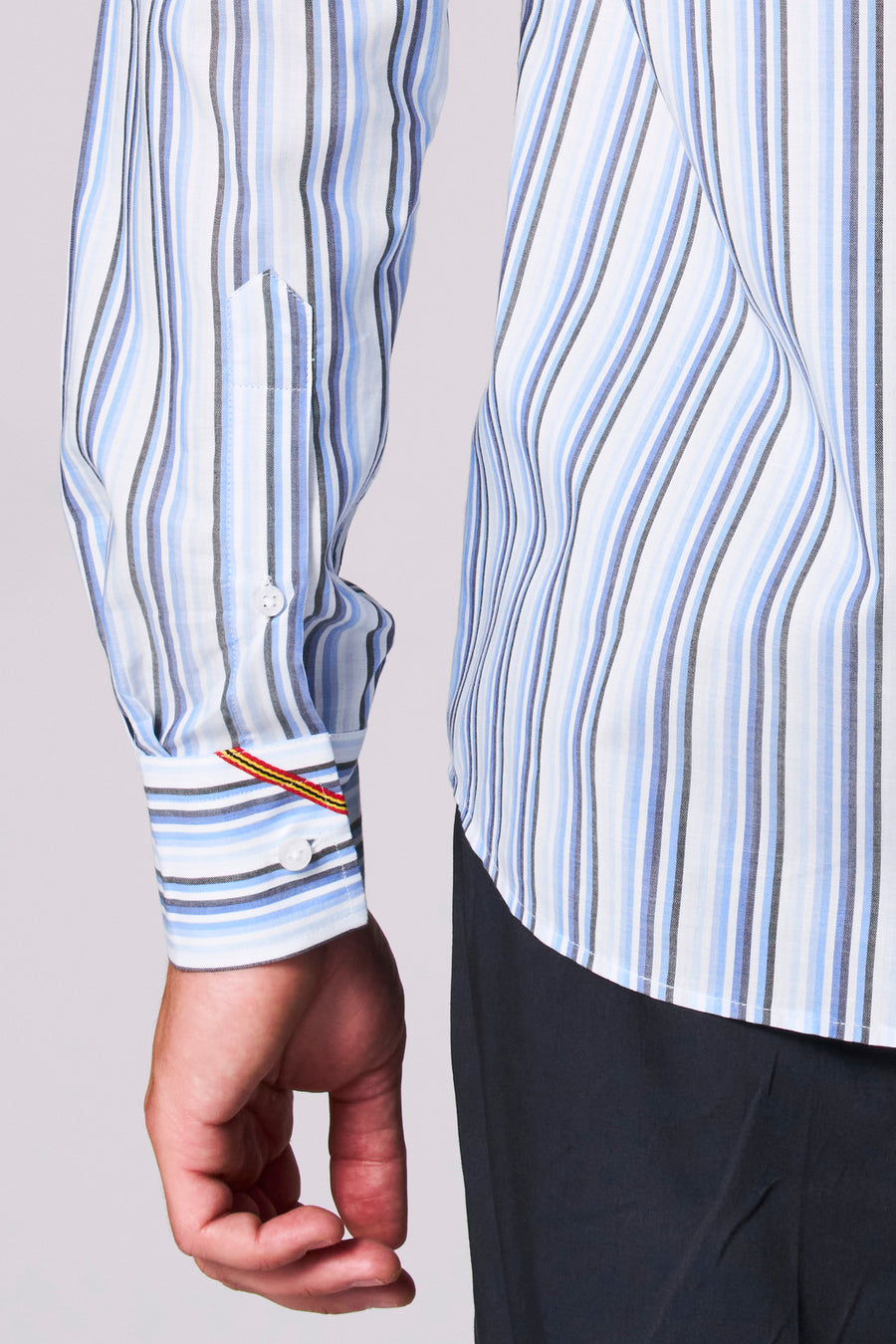 Chemise à manches longues - Bleu - Le Fabuleux Marcel de Bruxelles