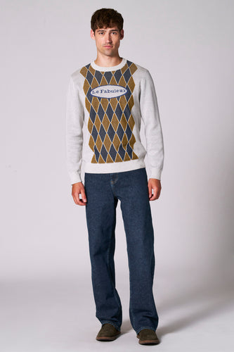 Jeans straight mid blue denim - Le Fabuleux Marcel de Bruxelles