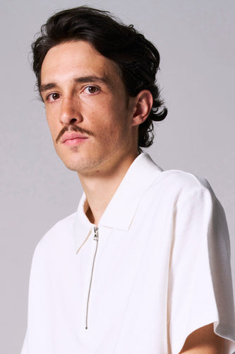 Polo à manches courtes - blanc - Le Fabuleux Marcel de Bruxelles