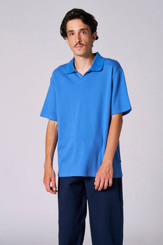 Polo à manches courtes - bleu - Le Fabuleux Marcel de Bruxelles