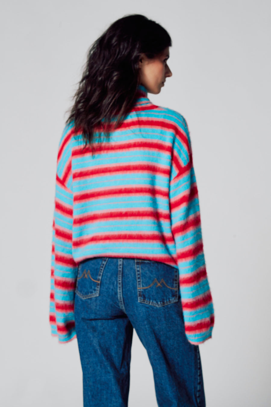 Pull à col roulé - multicolore - Le Fabuleux Marcel de Bruxelles