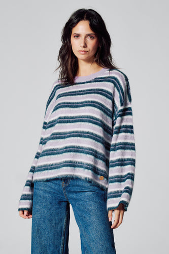 Pull à col rond - multicolore - Le Fabuleux Marcel de Bruxelles