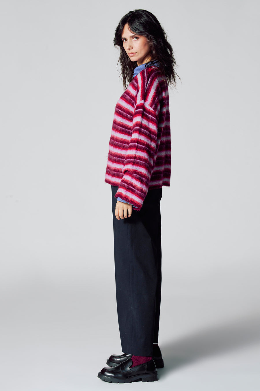 Pull à col rond - multicolore - Le Fabuleux Marcel de Bruxelles