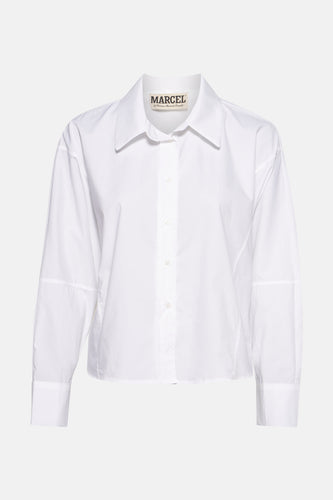 Chemise à manches longues - blanc