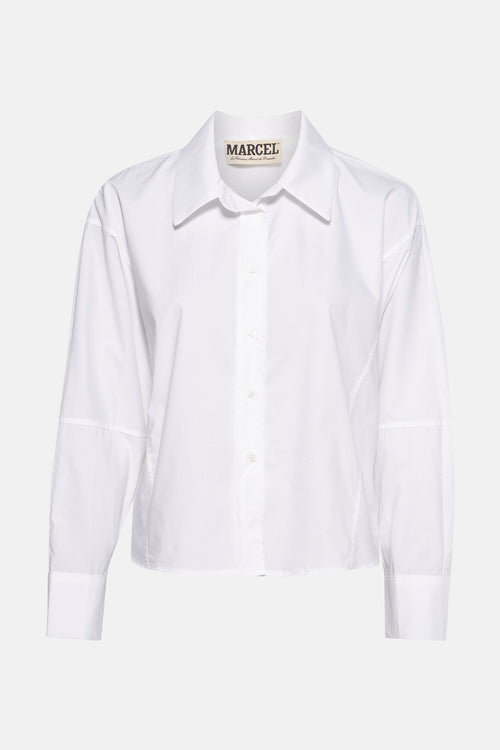 Chemise à manches longues - blanc