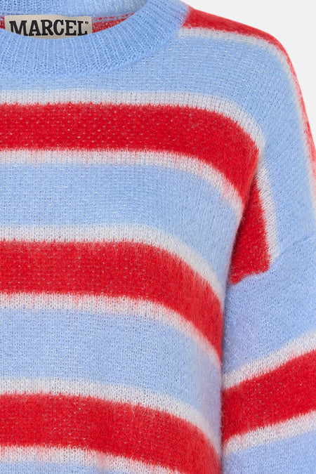 Pull à col rond - multicolore