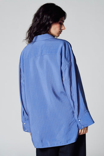 Chemise à manches longues - Bleu