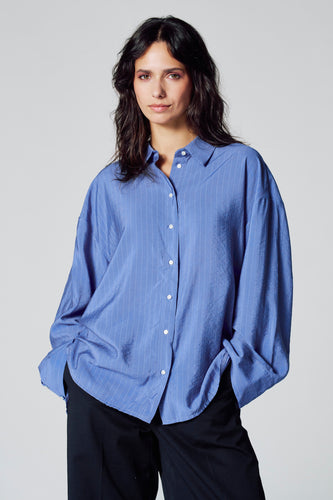 Chemise à manches longues - Bleu - Le Fabuleux Marcel de Bruxelles