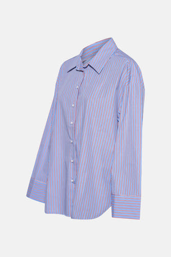 Chemise multicolore à longues manches de Le Fabuleux Marcel de Bruxelles, avec un motif rayé.