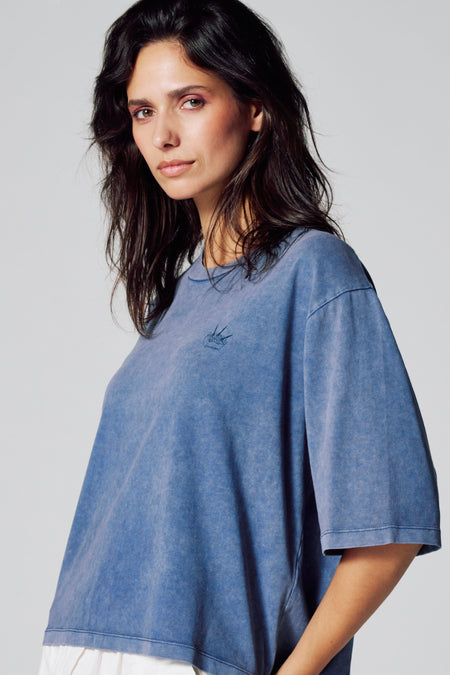 T-shirt à manches courtes - Bleu