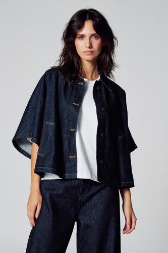 Veste - dark blue denim