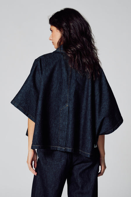 Veste - dark blue denim