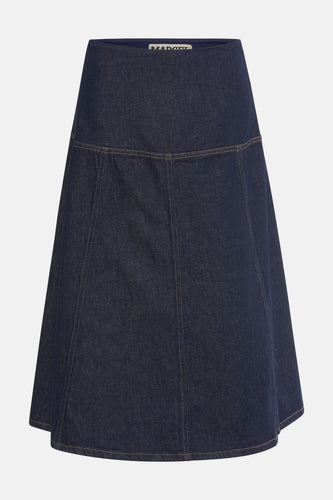 Jupe longue - dark blue denim