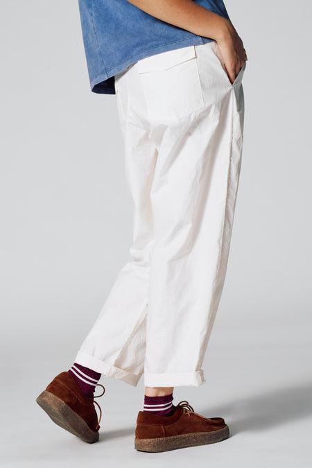 Pantalon 7/8 - Blanc