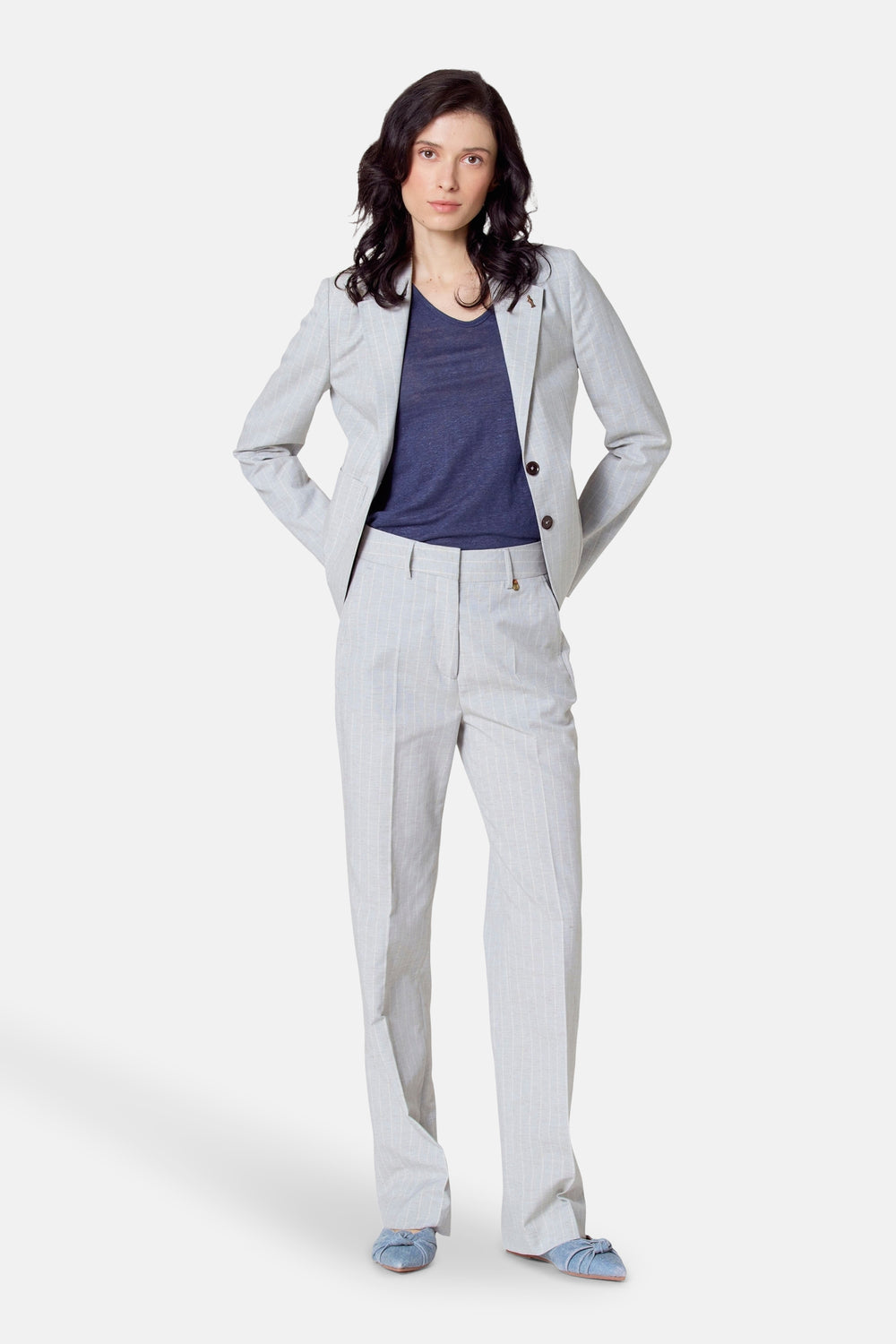 Pantalon de costume Bleu - Le Fabuleux Marcel de Bruxelles