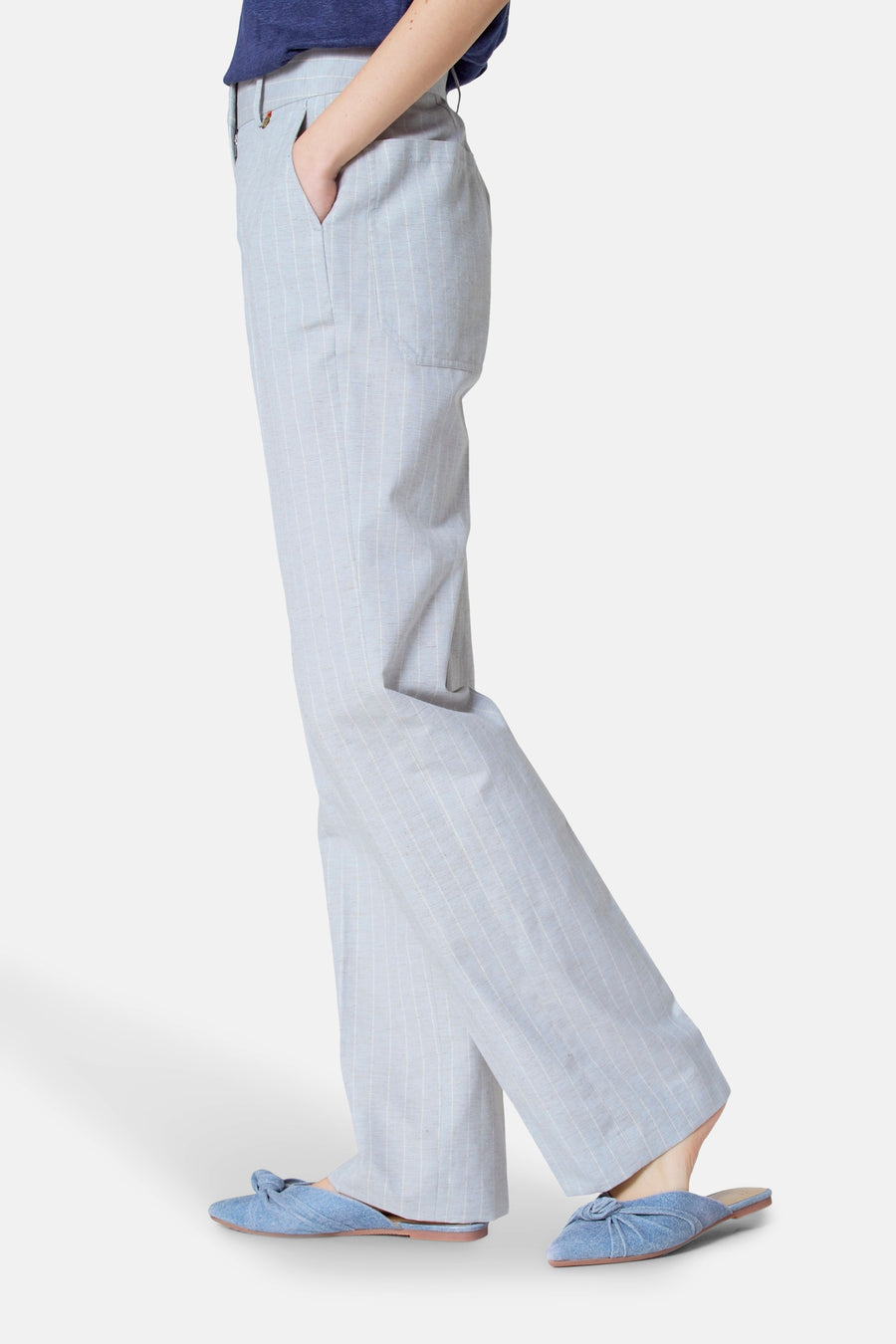 Pantalon de costume - Bleu clair - Le Fabuleux Marcel de Bruxelles