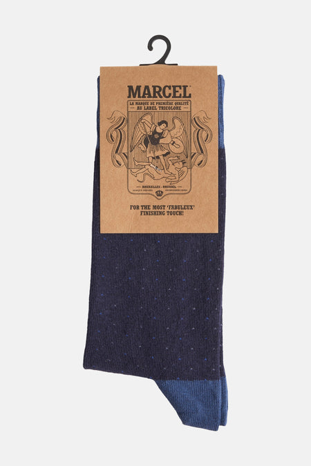 Chaussettes Bleu - Le Fabuleux Marcel de Bruxelles